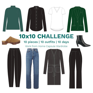 10x10 Challenge | Work from home capsule wardrobe 2023