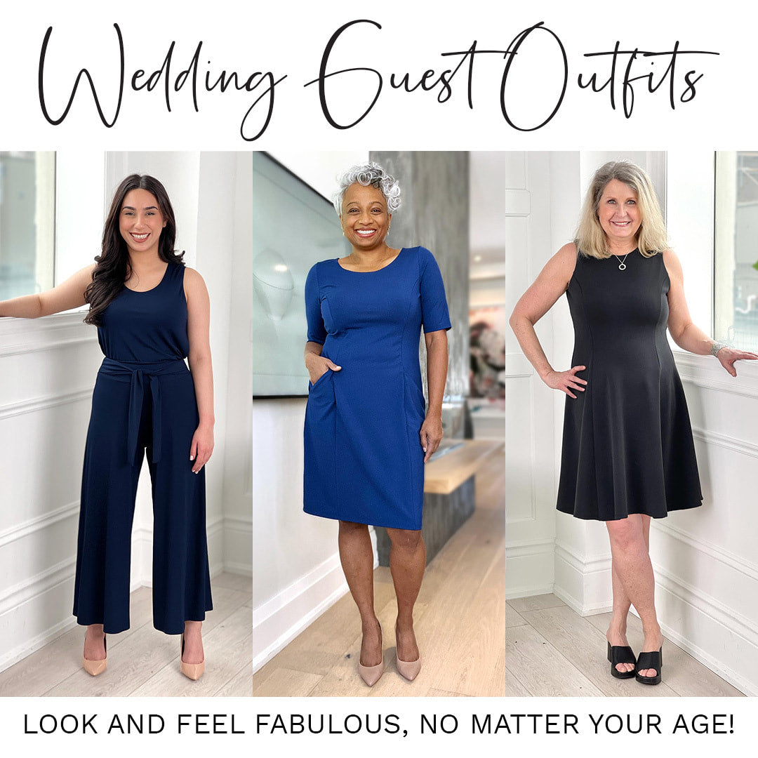 Top 10 wedding guest outfit ideas for over 40 | Sustainable, Canadian made clothing | Miik Top 10 wedding guest outfit ideas for over 40 | Sustainable, Canadian made clothing | Miik