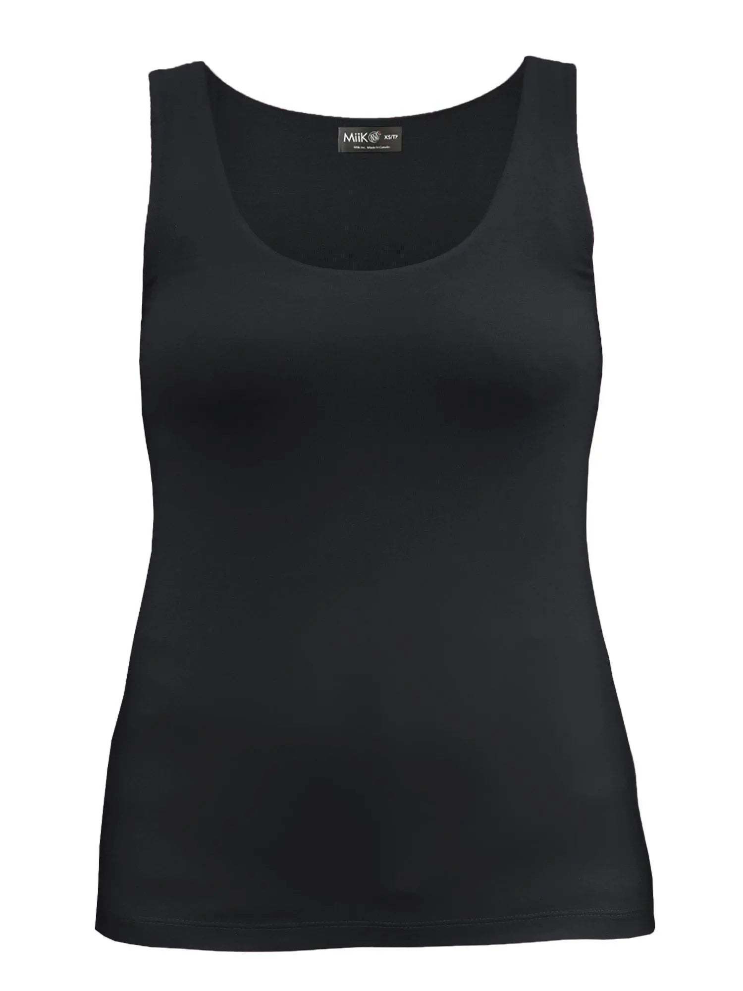 Amina reversible neckline shelf bra tank