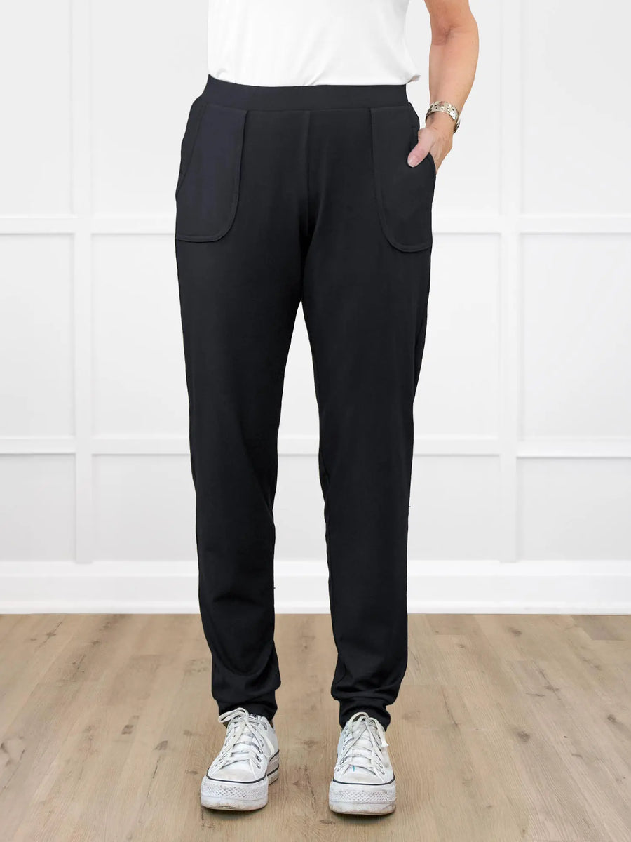 Ashton patch pocket jogger Sustainable women s clothing made in Canada Miik