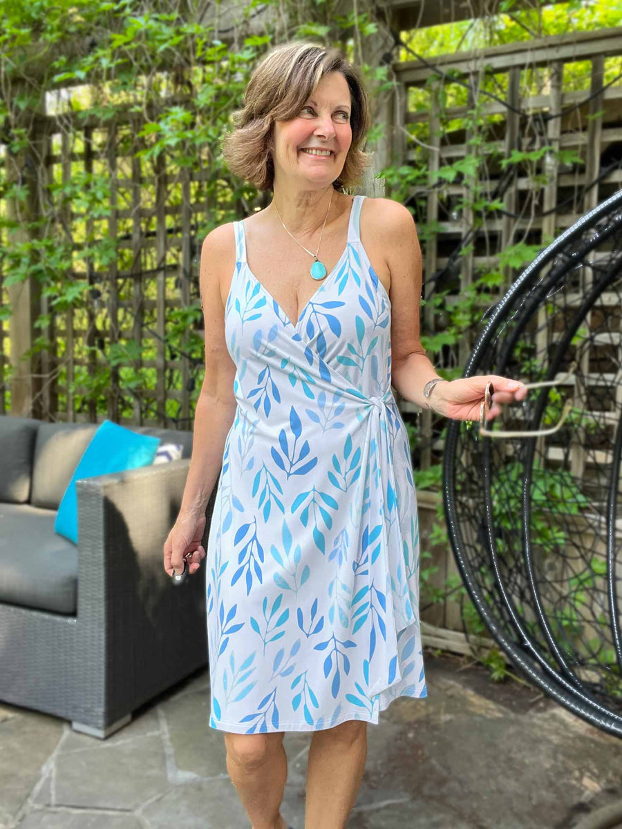 Benton Summer Wrap Dress Sustainable Women s Clothing Miik