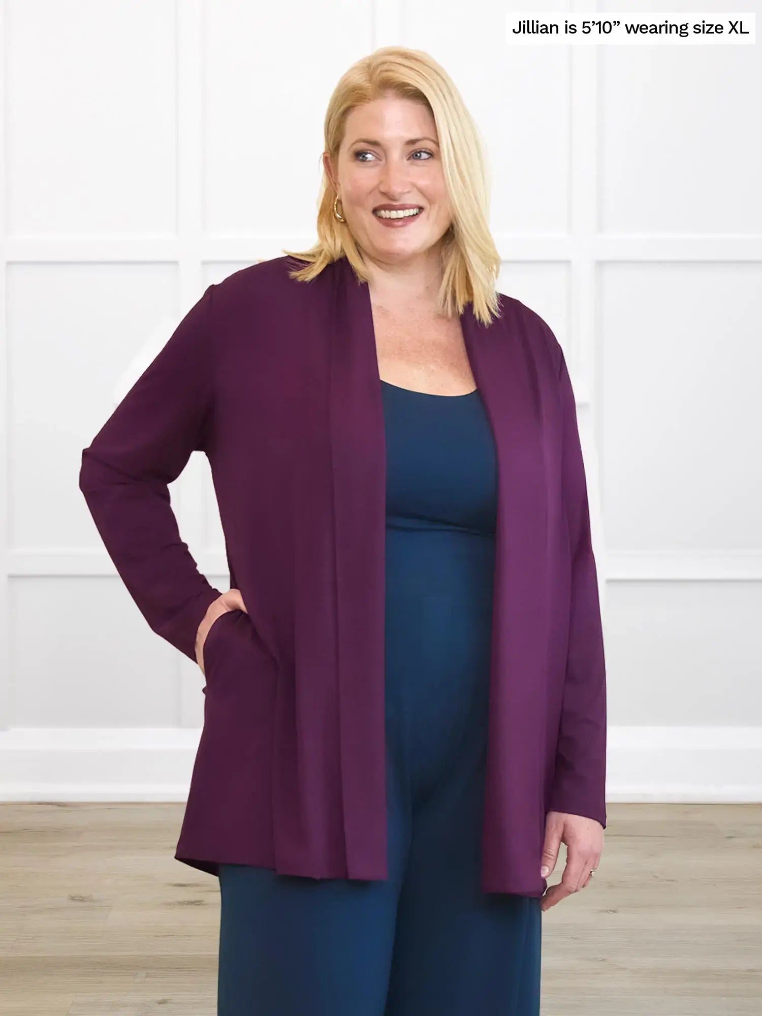 Sabina soft cardigan with pockets