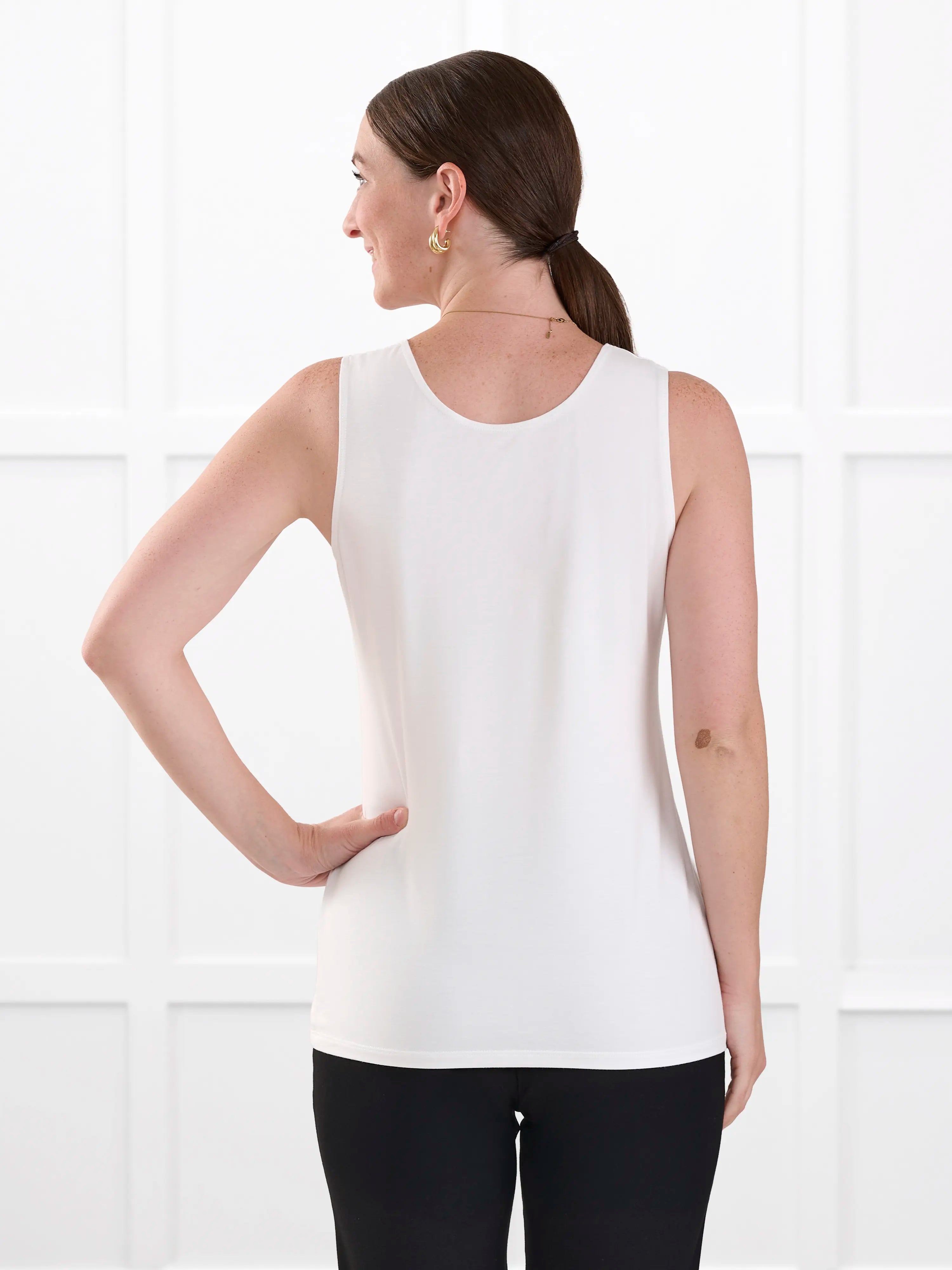 Shandra reversible neckline tank top
