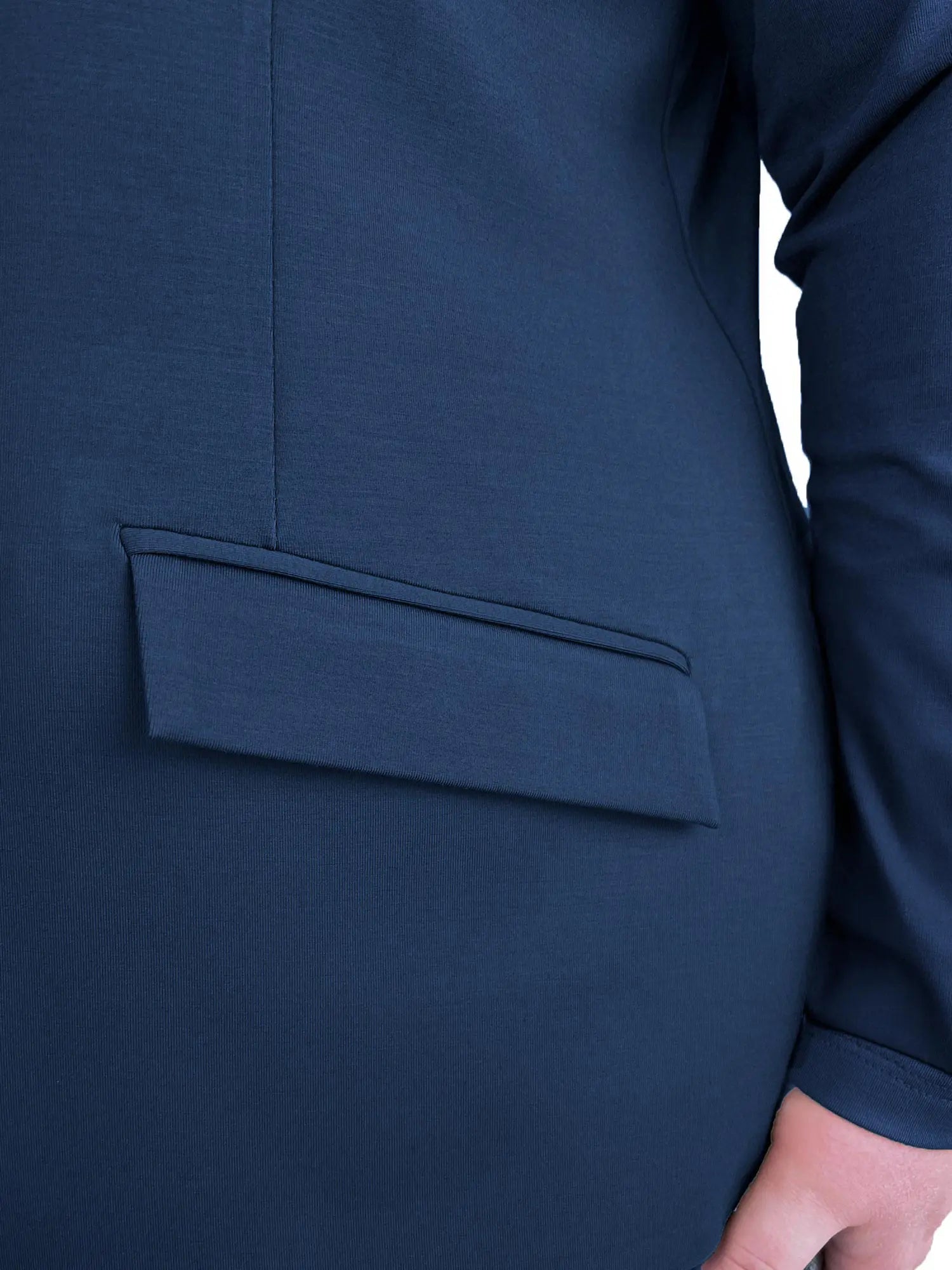 Sienna stretchy girlfriend blazer for women in Navy