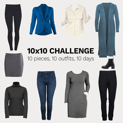 How to make a capsule wardrobe and the 10x10 challenge