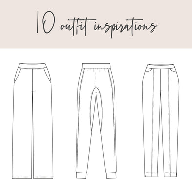 10 outfit inspirations with dress pants blog cover