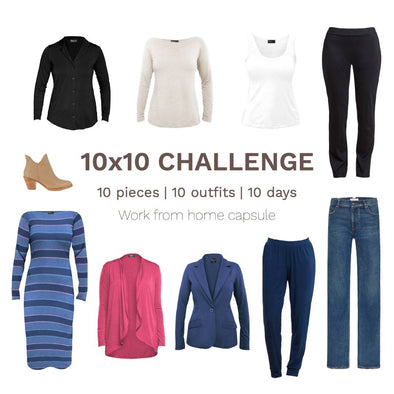10x10 Challenge | Work from home capsule wardrobe