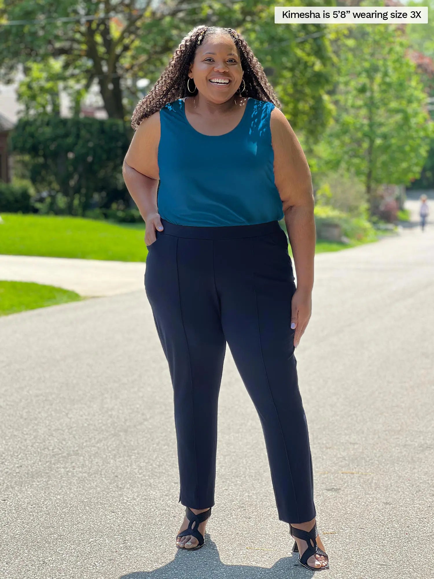 Alanis relaxed tank top Plus size women s clothing made in Canada Miik