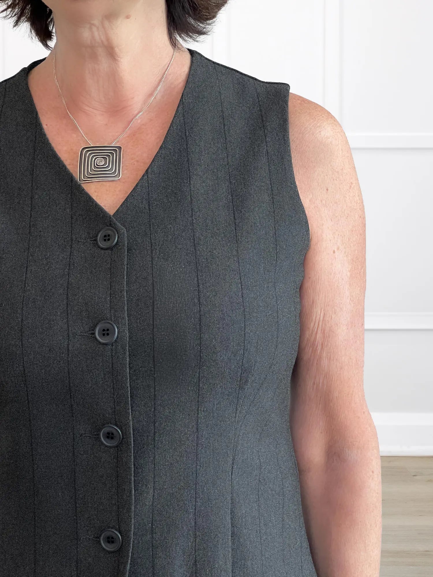 A closeup detail of Miik&