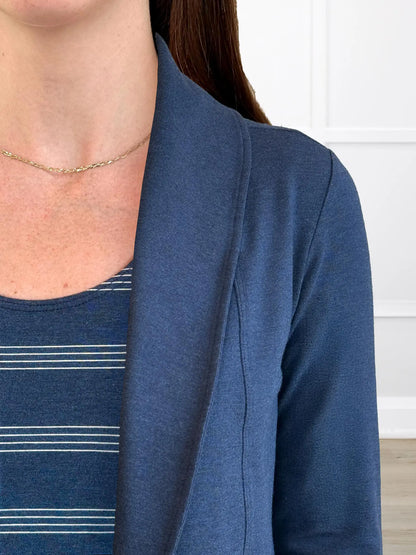 A closeup image of the neckline of Miik&