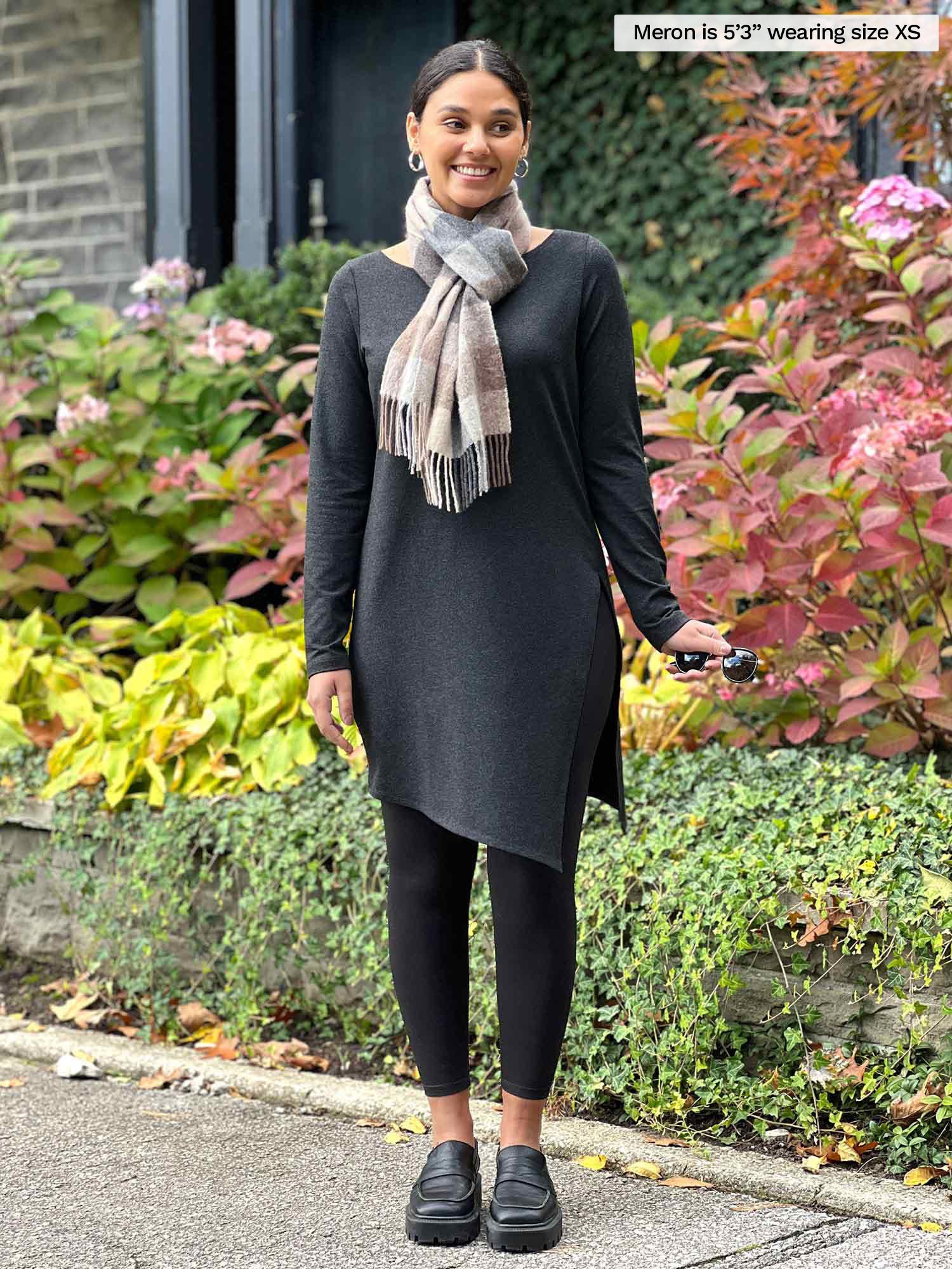 Extra long tunic tops for leggings canada sale