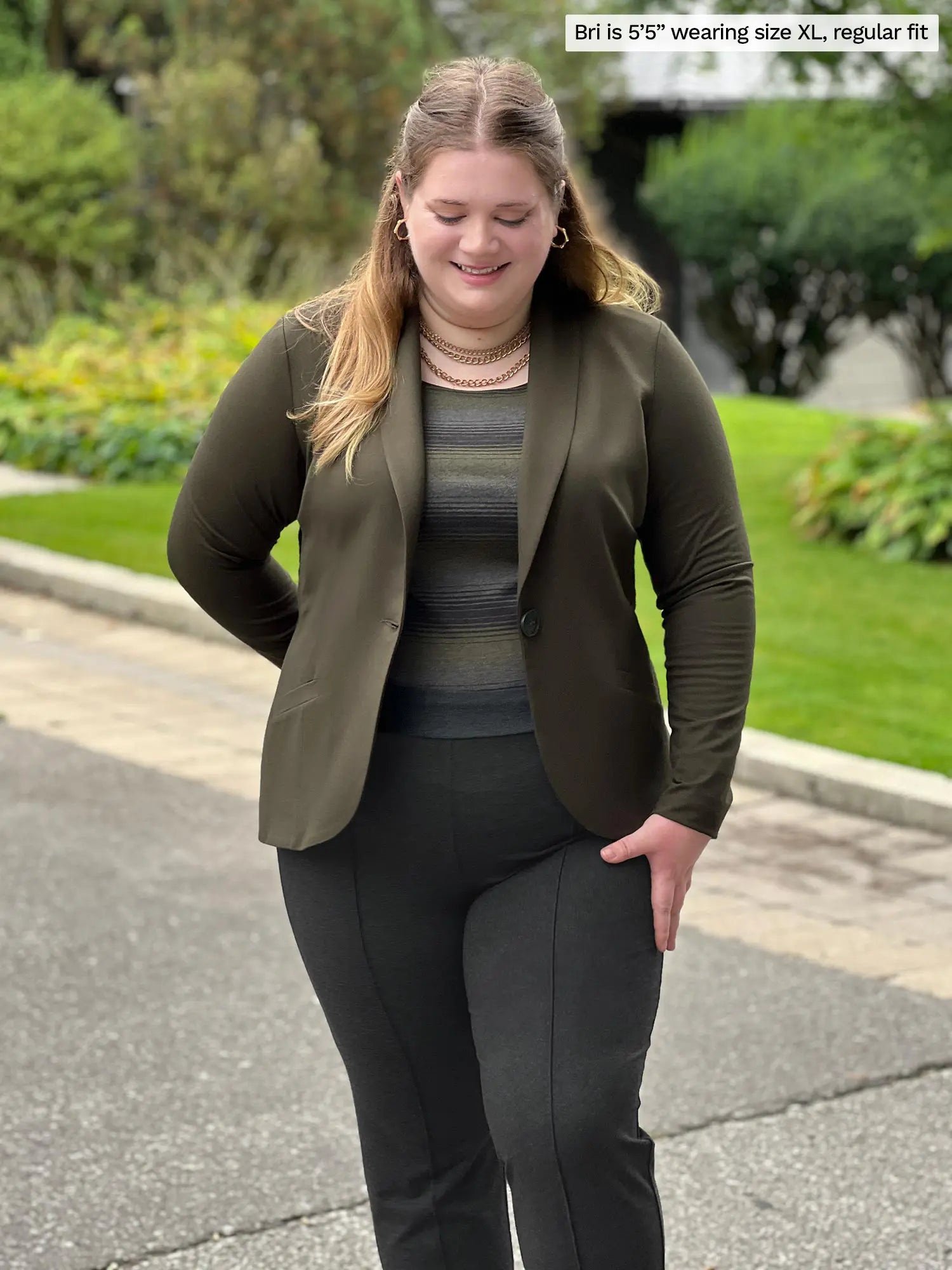 Plus size soft blazer outlet
