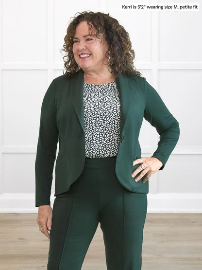 Emily Soft Stretchy Blazer Women's Clothing Canada Miik Inc