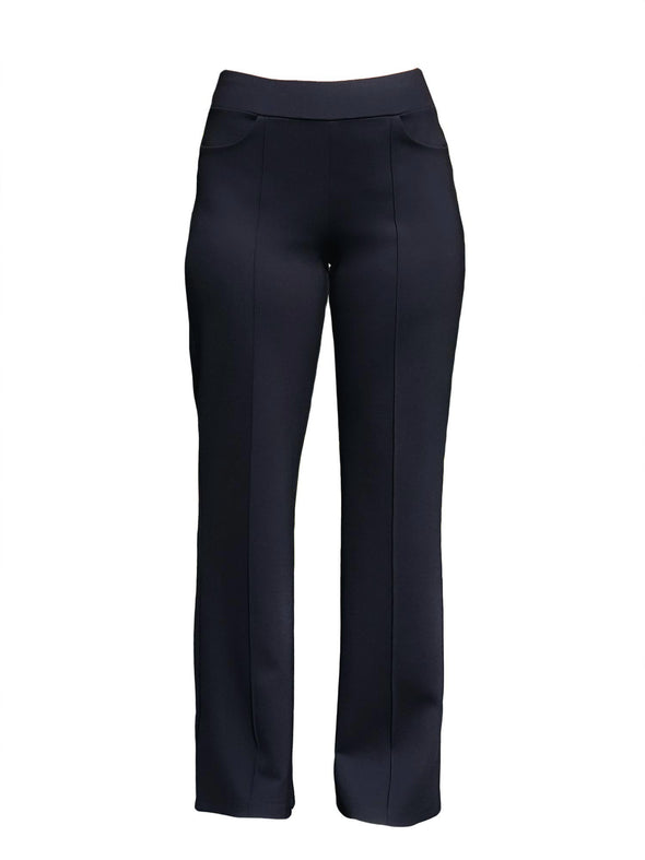 An off figure image of Miik's Jeremy high waisted wide leg ponte pant