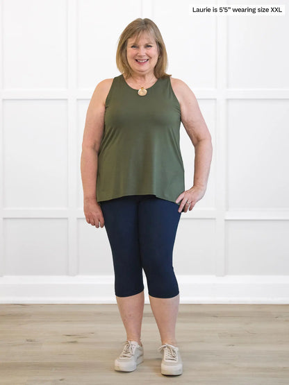 Kaede high waisted knee-length legging