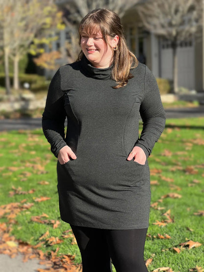 Tunique à col bénitier et poches Kaito - VENTE FINALE 