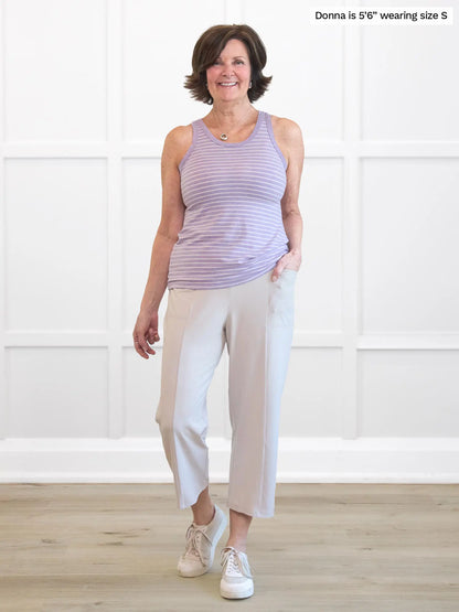 [50 % DE RÉDUCTION] Débardeur à col rond Kendy [LÉGÈREMENT DÉFECTUEUX] VENTE FINALE