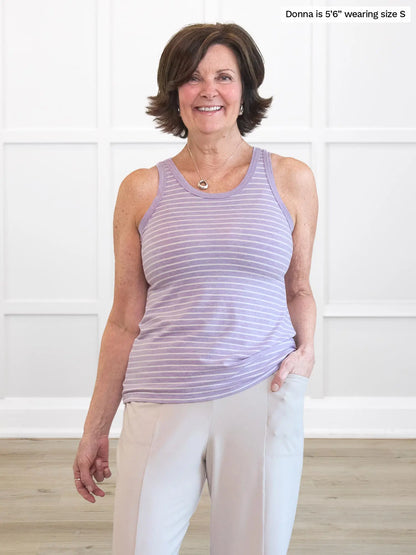 [50 % DE RÉDUCTION] Débardeur à col rond Kendy [LÉGÈREMENT DÉFECTUEUX] VENTE FINALE