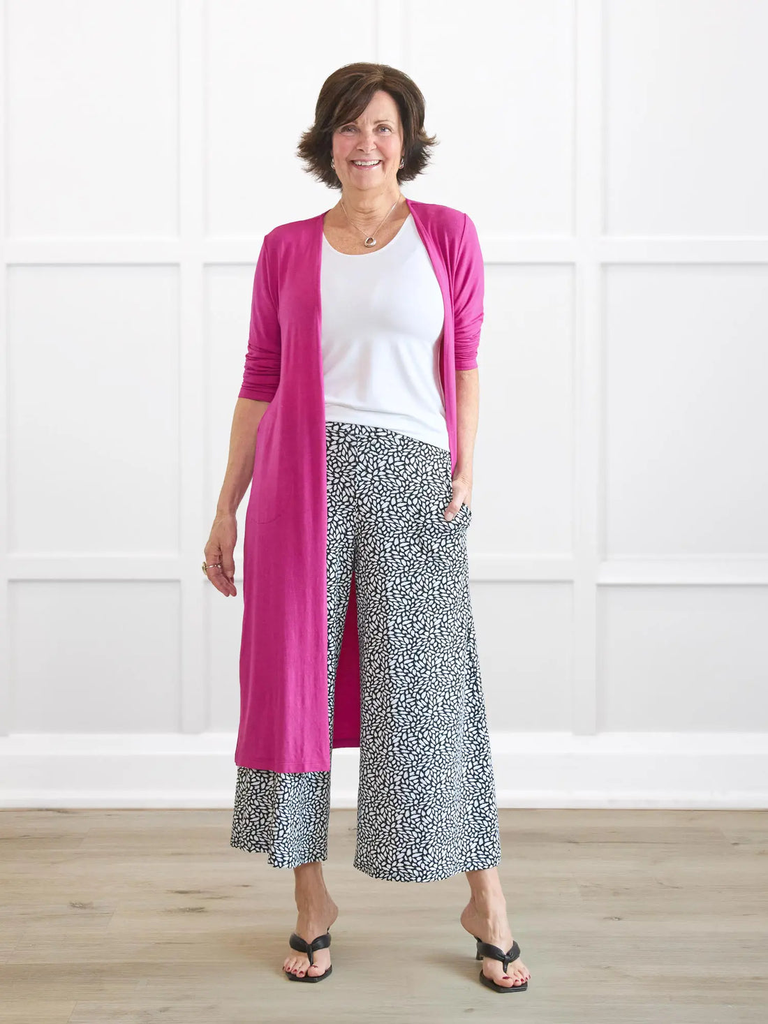 Larissa duster cardigan with pockets