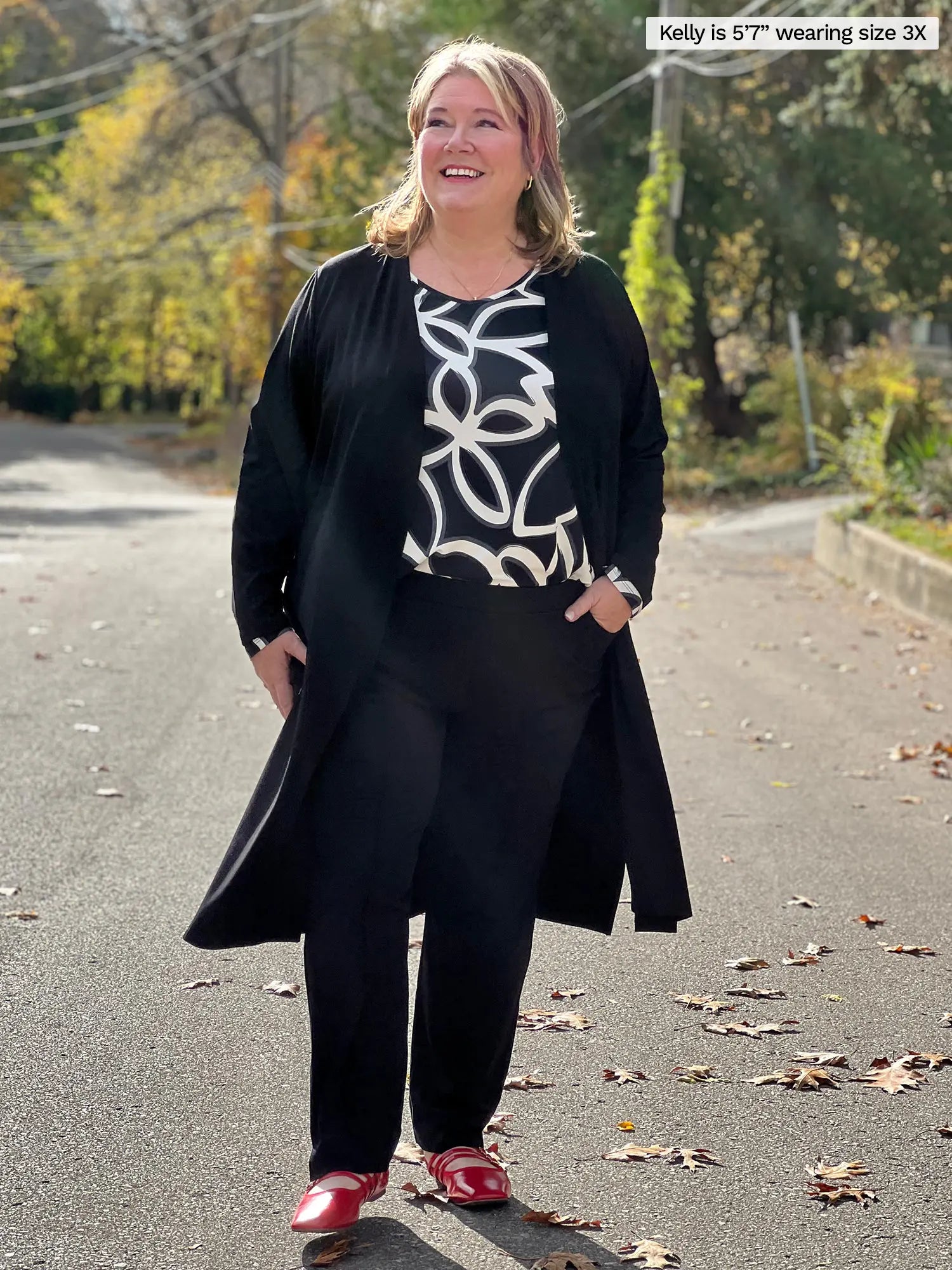 Plus size black duster cardigan clearance