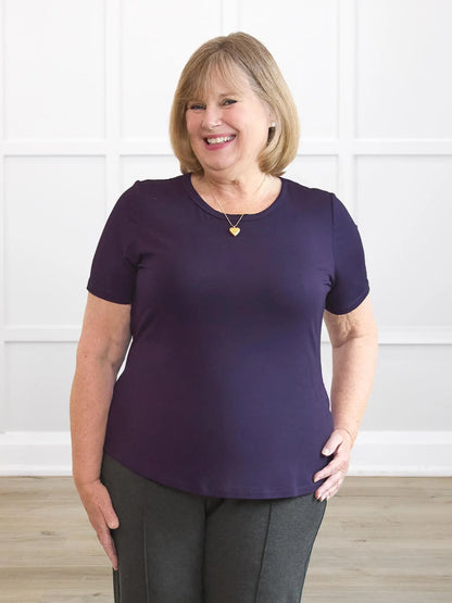 Marissa half sleeve crewneck tee