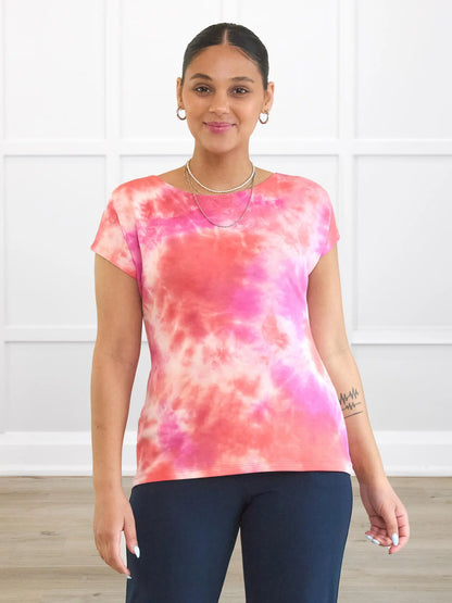 Mimi reversible neckline dolman top - FINAL SALE