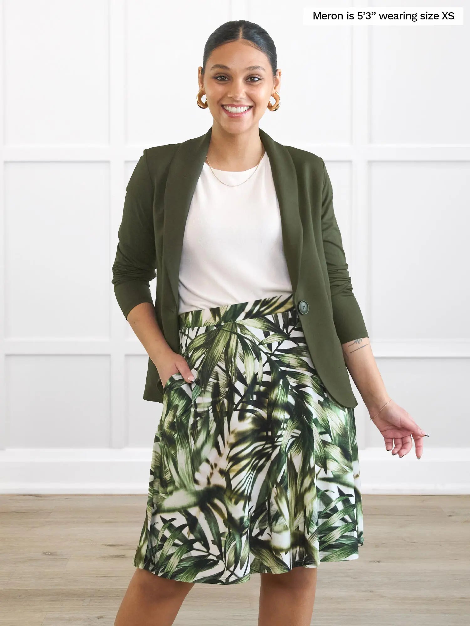 Mimi reversible neckline dolman top