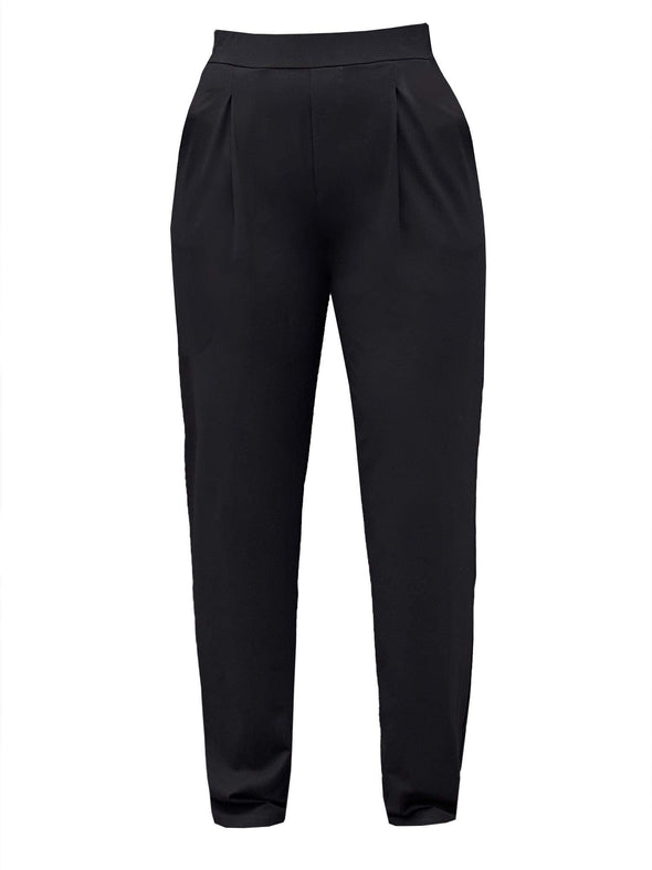 An off figure image of Miik's Nala pleated tapered pant 