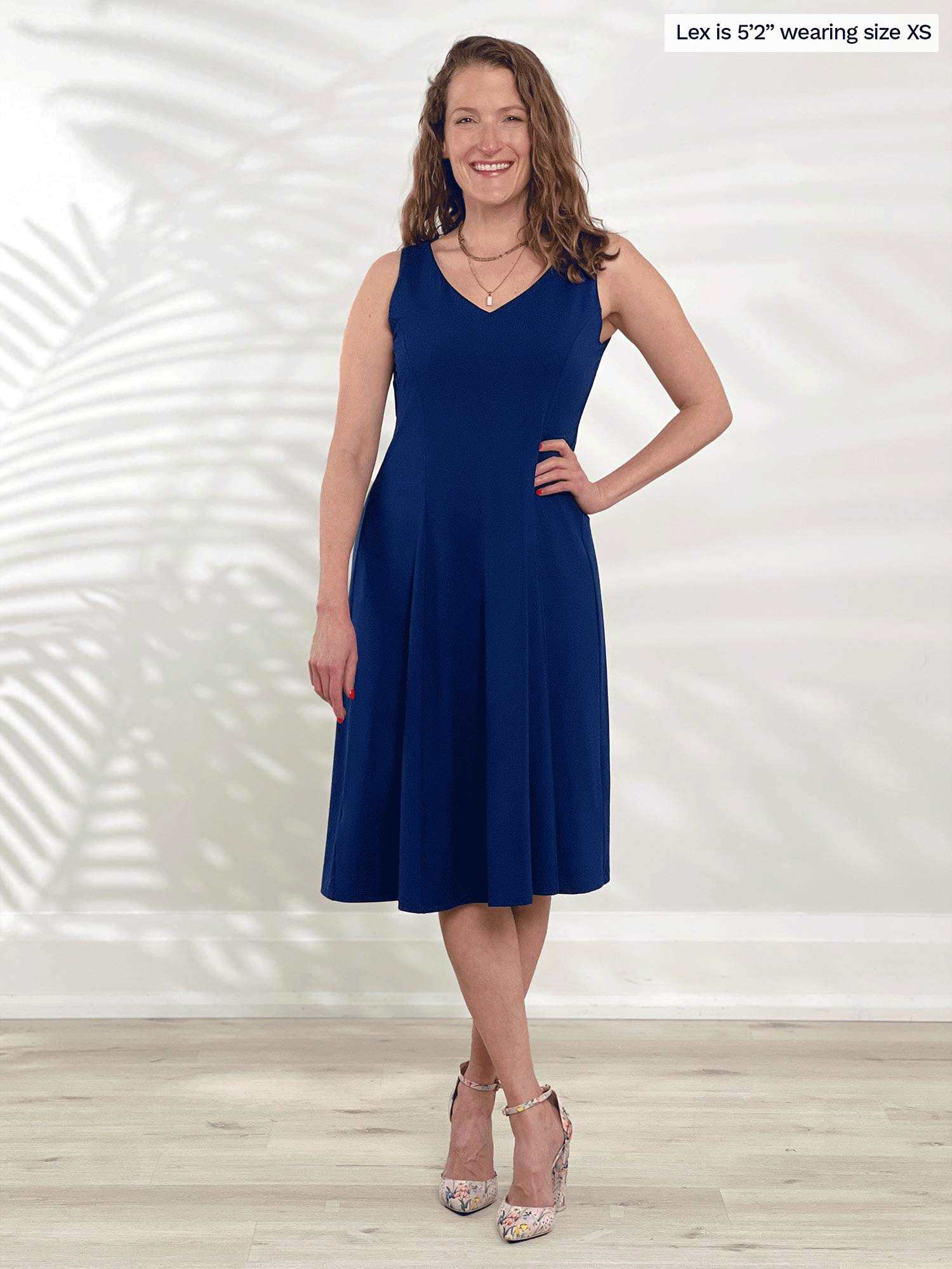 Blue knee high dress shop