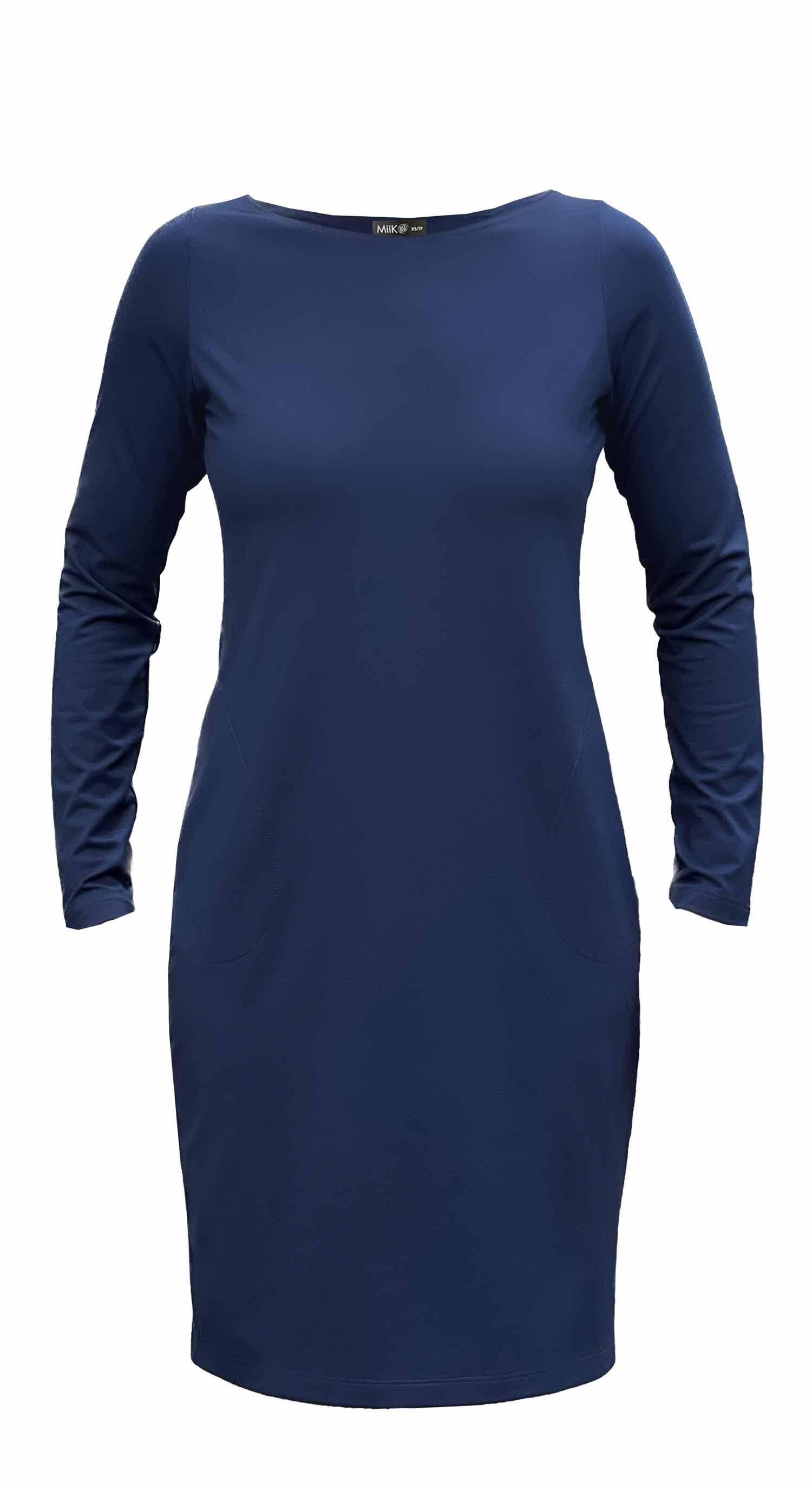 bateau neckline sheer sleeve dress, 2027M3086