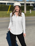 Susan button up dress shirt for women in White 