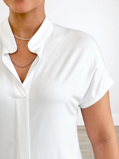 A closeup shot of the collar of Miik&