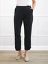 Akira tulip hem capri pant for women in Black 