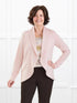 Anne soft stretchy blazer for women in Ballet pink on model Donna, size S @Donna-S 