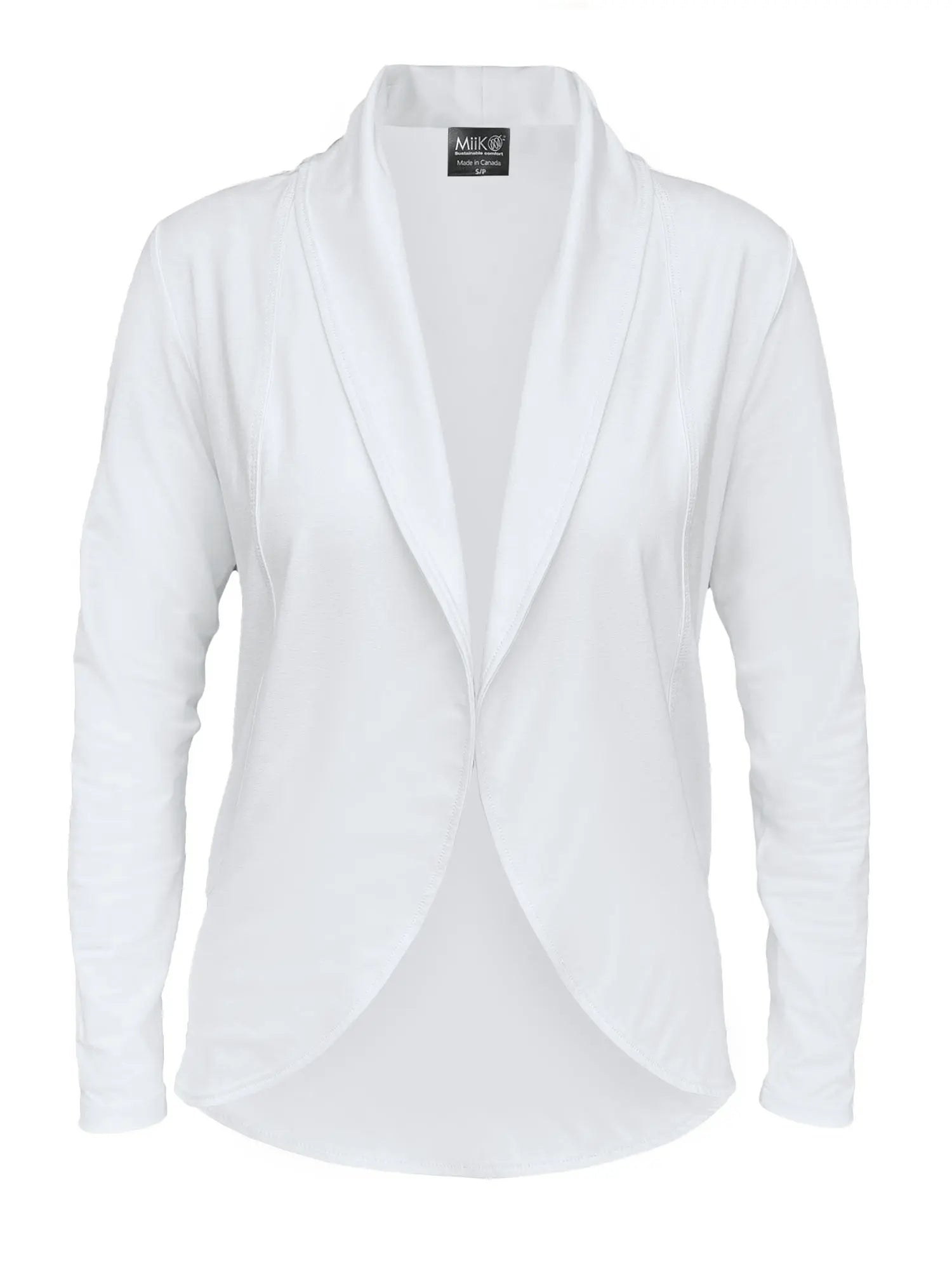 Anne soft stretchy blazer for women in White 