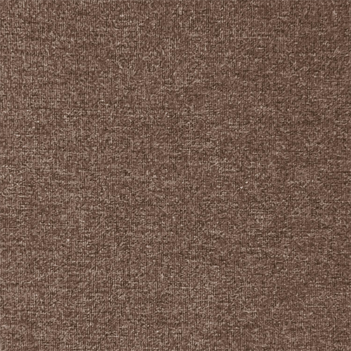 A swatch of Miik's chocolate melange brown fabric
