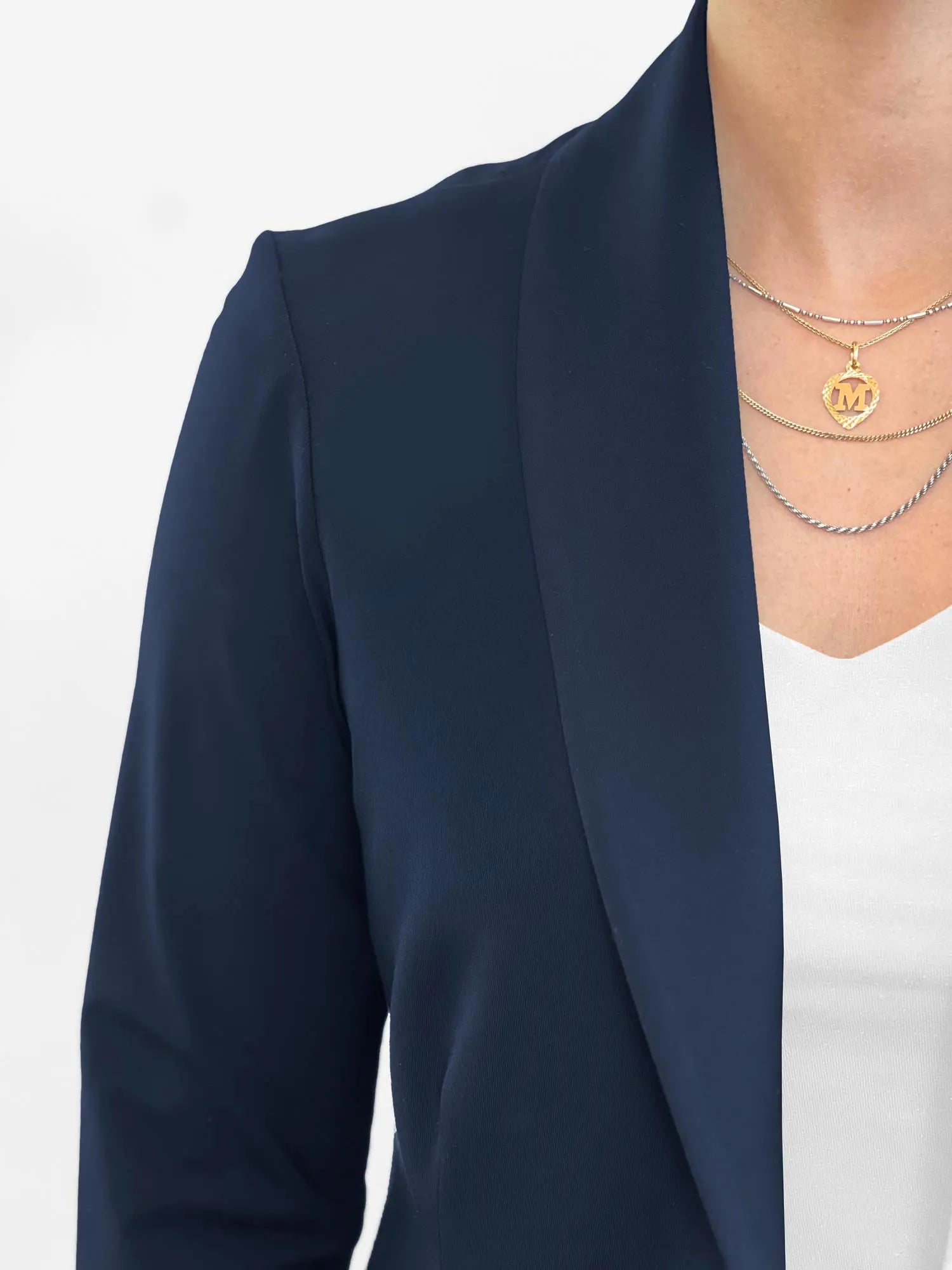Emily soft blazer blazer for women in navy 
