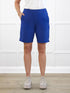 Irelynn bermuda pocket short for women in Royal blue 