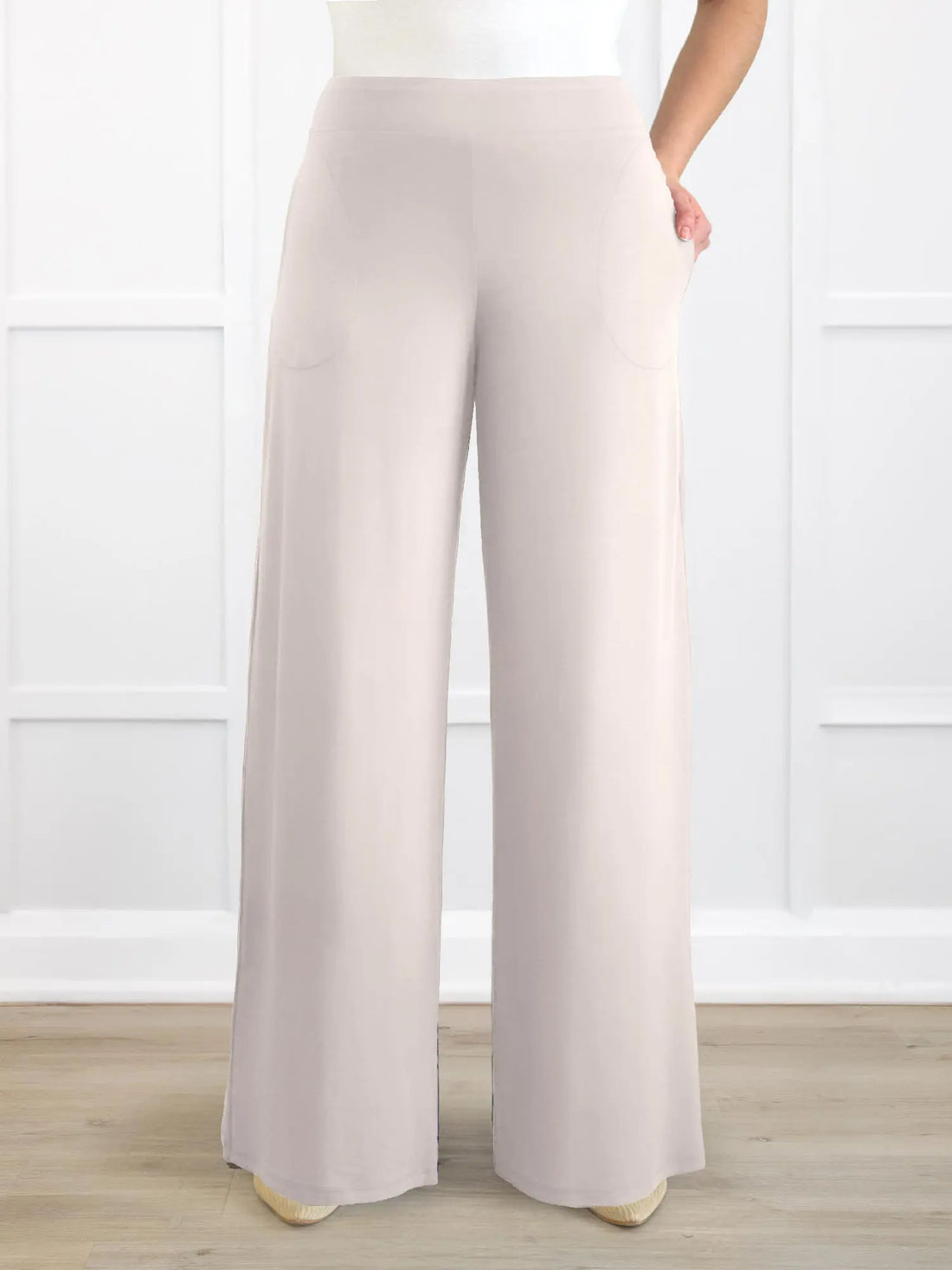 Kaleo high waisted wide leg pant for women in Sandstone 