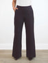 Kamaria wide leg ponte pant for women in Espresso 