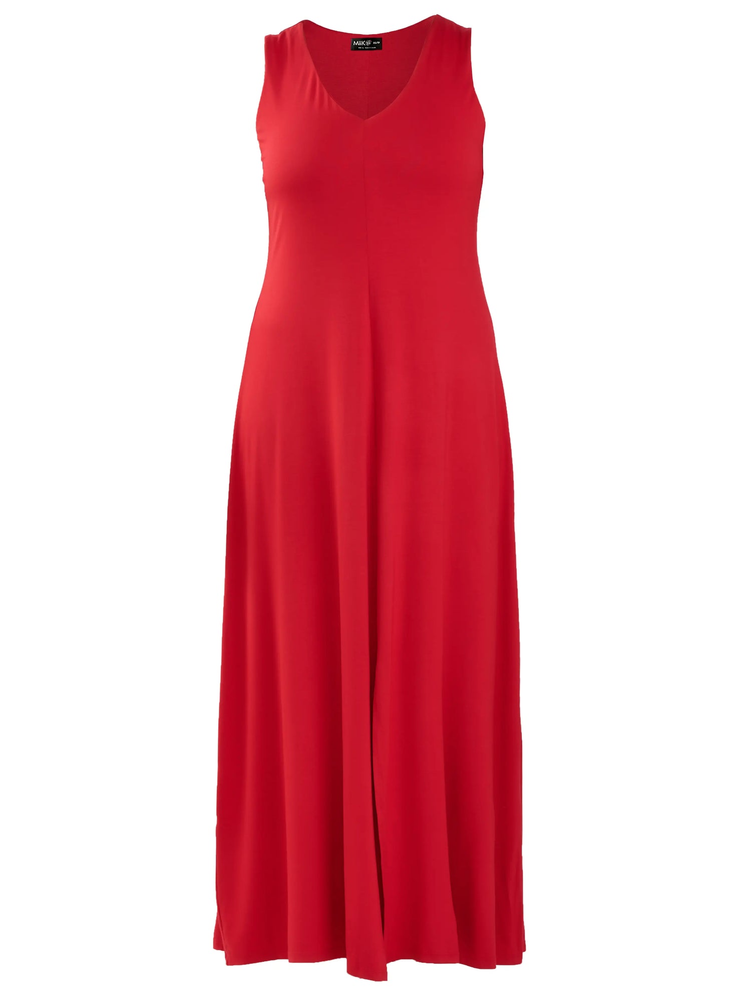 Laurice sleeveless v neck maxi dress for women in Chili 