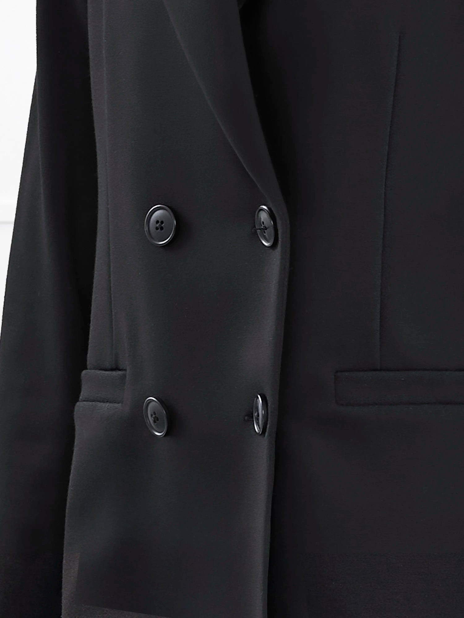 Lesley relaxed tailored ponte jacket for women in Black 