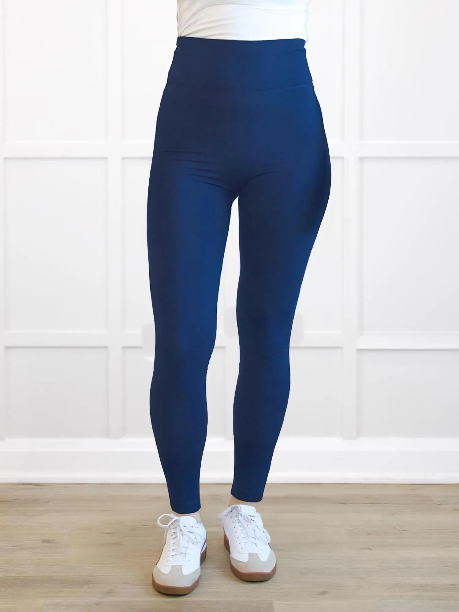 Lisa2 high waisted legging in Marine blue 