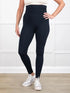 Lisa2 high waisted legging for women in Black 