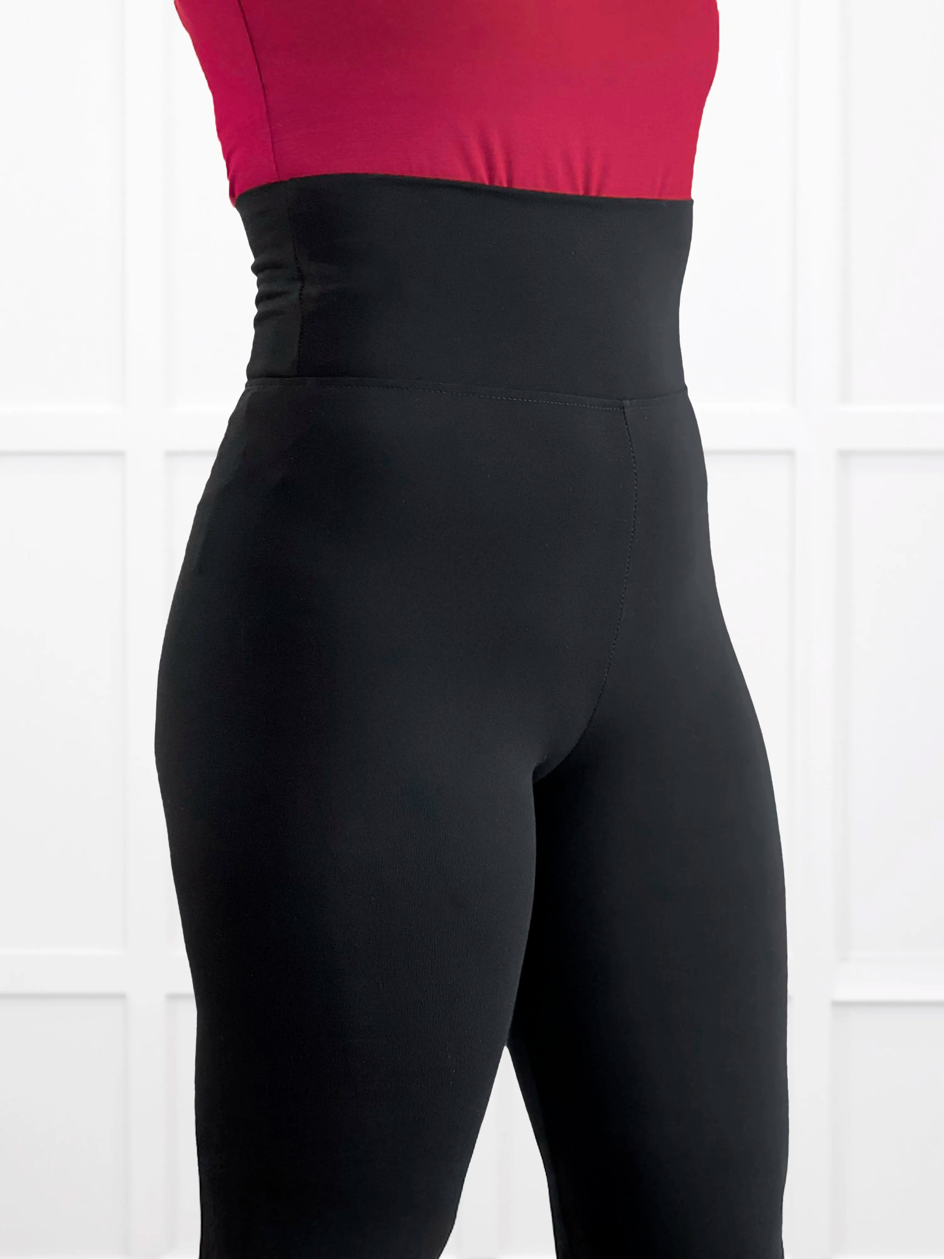 Lisa2 high waisted legging for women in Black 