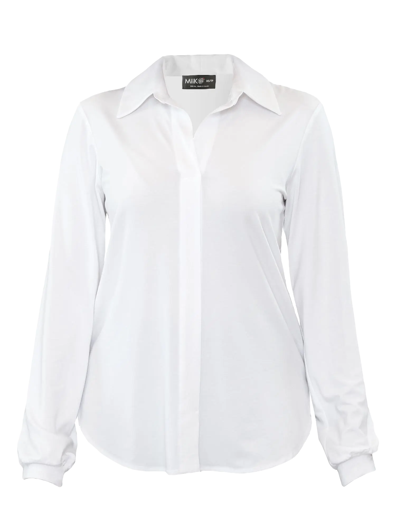 Lucia collared shirt for women in White 