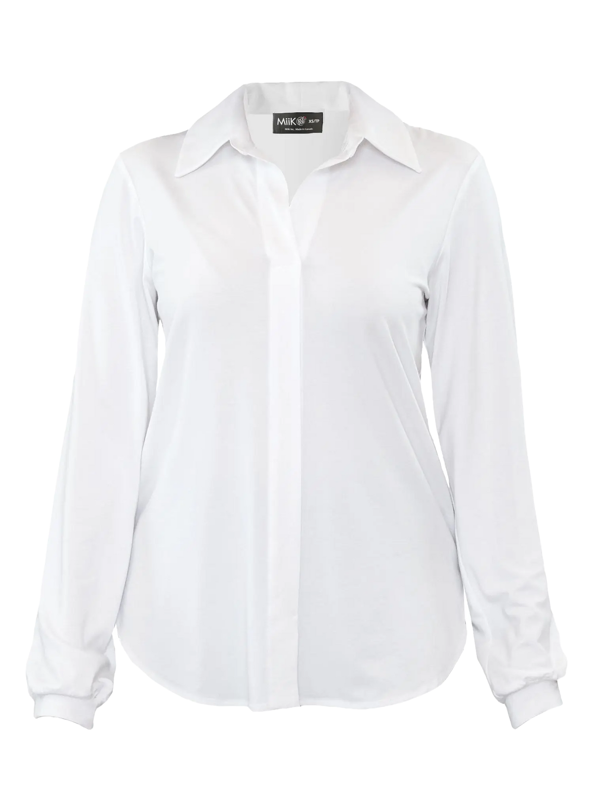 Lucia collared shirt for women in White 