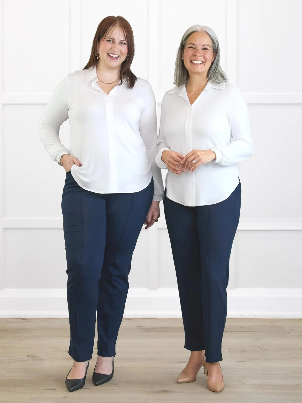 Lucia collared shirt for women in White 
