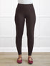 Lucy mid rise legging for women in Dark chocolate 