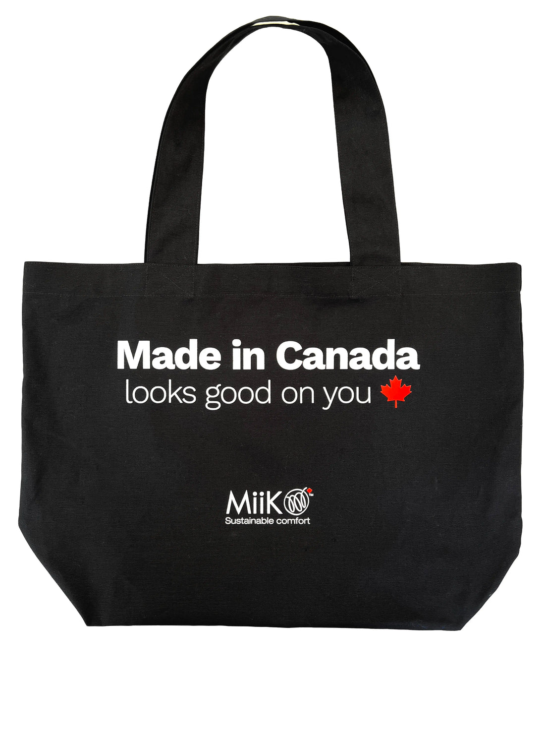 Made in canada tote bag for women in Black 
